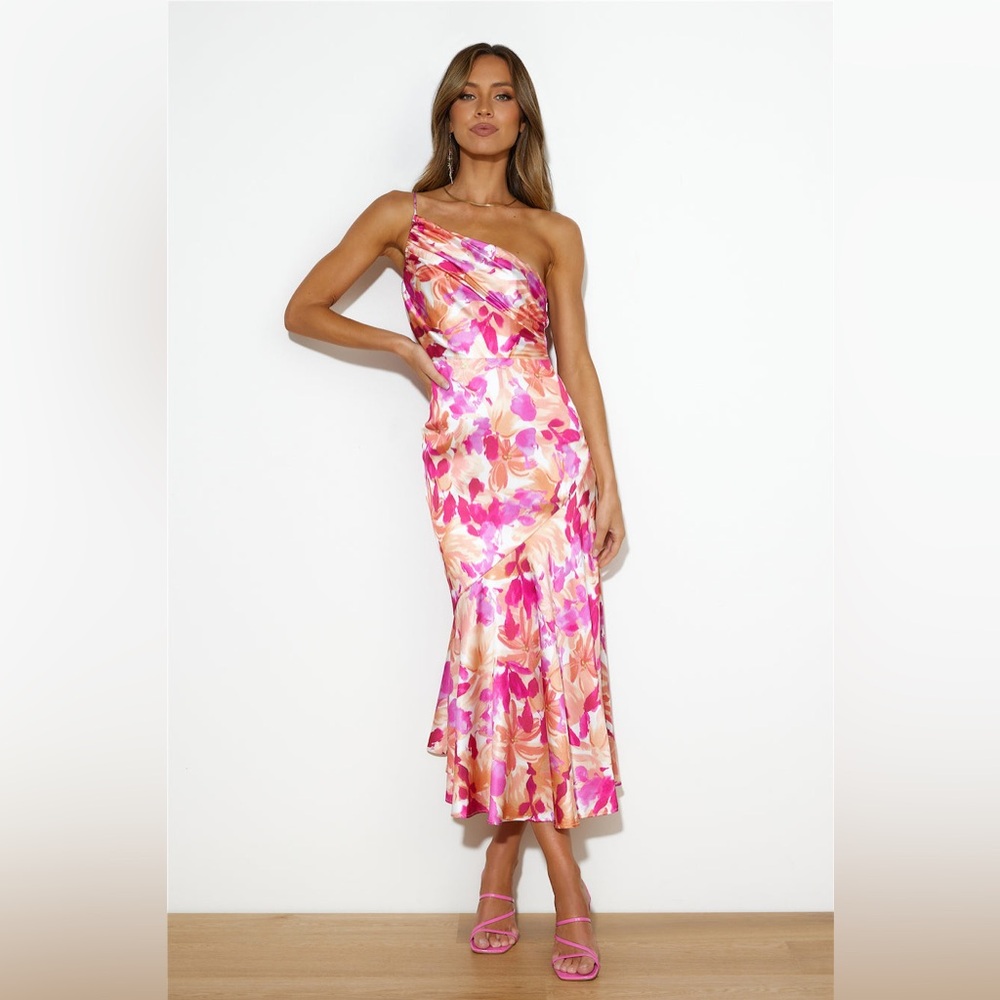 Hello Molly Wedding Guest Maxi Dress Purple